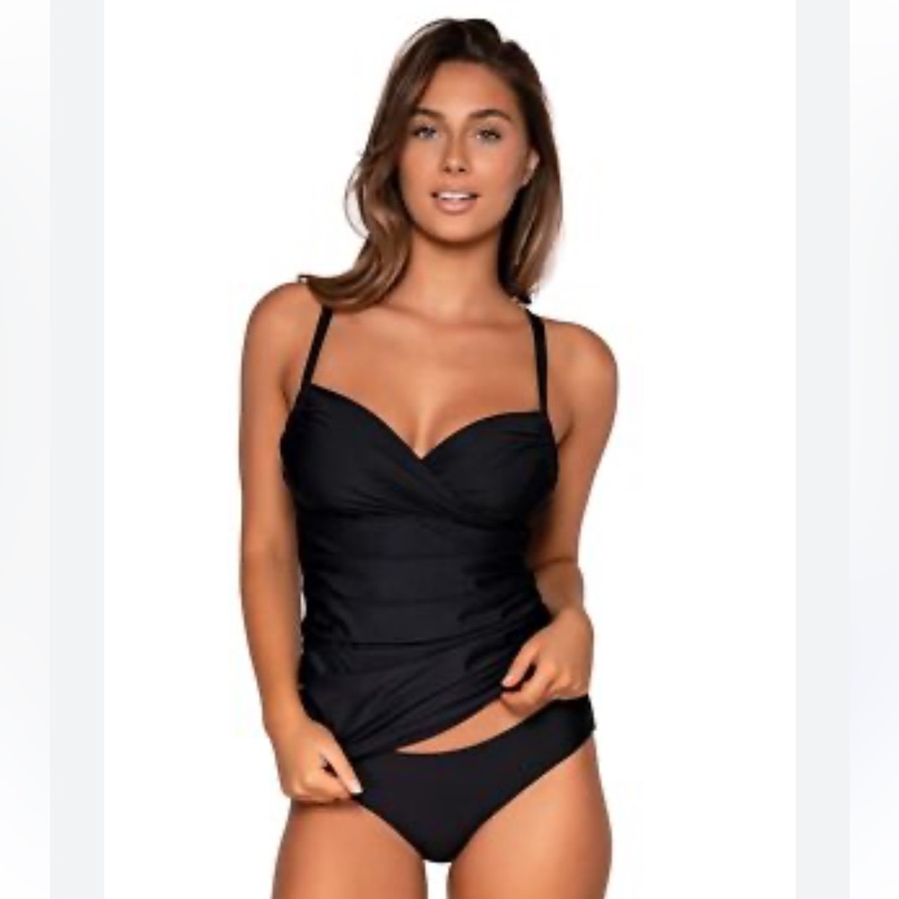 Womens Tankini Swimsuits‎ with Tummy Control Modest NWT Size M